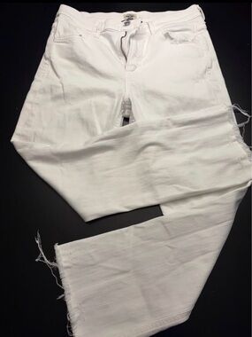 Citizens of Humanity Drew Crop Flare Premium Vintage Jeans White 27